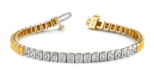 Load image into Gallery viewer, Box Link Diamond Bracelet with 0.53 ct.(finished) 2.25mm - Luxury Time NYC