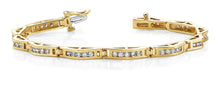 Load image into Gallery viewer, Bridge Link Diamond Bracelet with 1.98 ct.(finished) 2mm - Luxury Time NYC