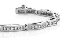 Load image into Gallery viewer, Bridge Link Diamond Bracelet with 1.98 ct.(finished) 2mm - Luxury Time NYC