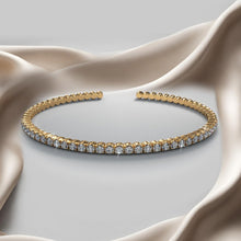 Load image into Gallery viewer, Brilliant Cut Diamond Flexible Bangle Diamond with 0.68 ct.(finished) 1.75mm - Luxury Time NYC