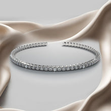 Load image into Gallery viewer, Brilliant Cut Diamond Flexible Bangle Diamond with 1.19 ct.(finished) 2.2mm - Luxury Time NYC