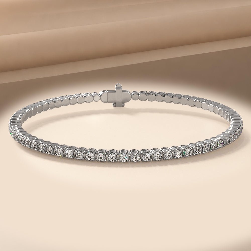 Brilliant Cut Round Flexible Bangle Diamond with 2.05 ct.(finished) 2mm - Luxury Time NYC