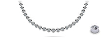 Load image into Gallery viewer, Brilliant Fire Graduated Diamond Strand Diamond Necklace with 4.09 ct.(finished) - Luxury Time NYC