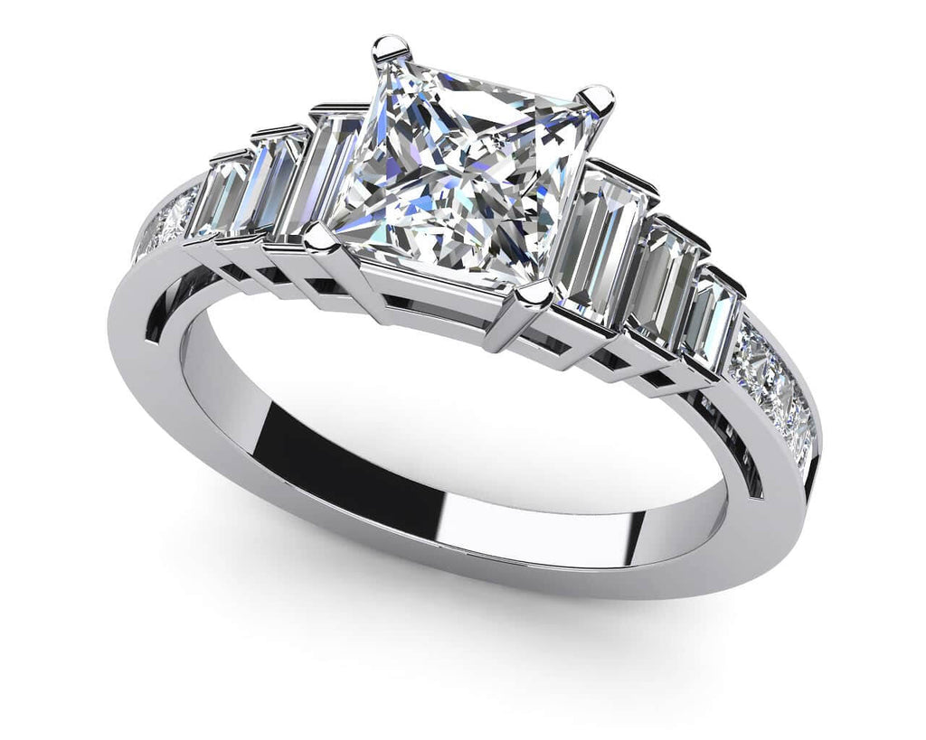 Captivating Love Diamond Engagement Ring with 1.39 ct. (0.50 ct. center diamond) - Luxury Time NYC