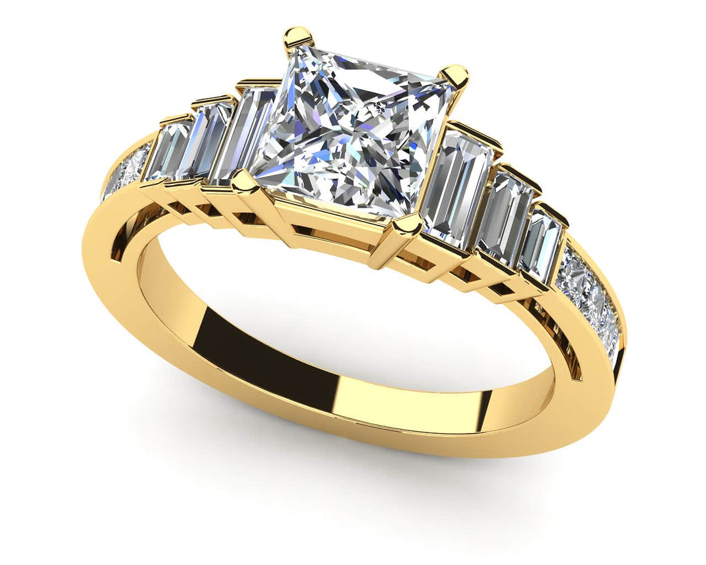 Captivating Love Diamond Engagement Ring with 1.39 ct. (0.50 ct. center diamond) - Luxury Time NYC