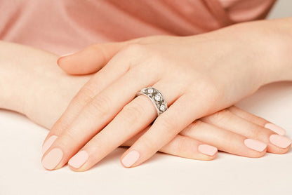 Center Of My Heart Diamond Eternity Ring with 1.15 ct.(finished) 3.1mm - Luxury Time NYC