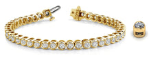 Load image into Gallery viewer, Channel Set Round Diamond Tennis Bracelet with 0.99 ct.(finished) 1.6mm - Luxury Time NYC