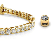 Load image into Gallery viewer, Channel Set Round Diamond Tennis Bracelet with 3.06 ct.(finished) 2.6mm - Luxury Time NYC