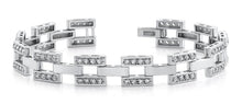 Load image into Gallery viewer, Checkerboard Mens Designer Diamond Bracelet with 3.65 ct.(finished) 2.1mm - Luxury Time NYC