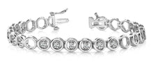 Load image into Gallery viewer, Circle Link Diamond Bracelet with 0.78 ct.(finished) 3.25mm - Luxury Time NYC