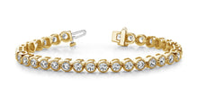 Load image into Gallery viewer, Circle Milgrain Diamond Bracelet with 10.50 ct.(finished) 4.5mm - Luxury Time NYC