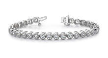 Load image into Gallery viewer, Circle Milgrain Diamond Bracelet with 7.00 ct.(finished) 3.7mm - Luxury Time NYC