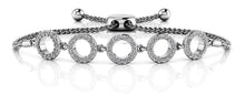 Load image into Gallery viewer, Circles Of Love Adjustable Diamond Bracelet with 0.53 ct.(finished) 1.1mm - Luxury Time NYC