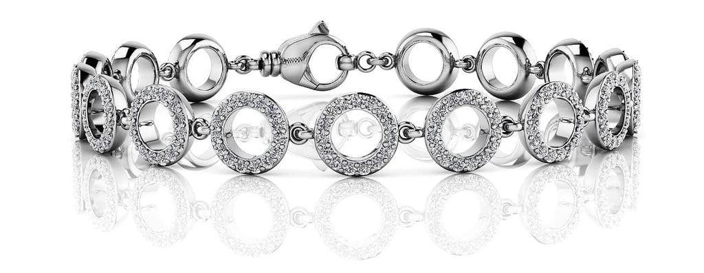 Circles Of Love Diamond Bracelet with 1.68 ct.(finished) 1.1mm - Luxury Time NYC