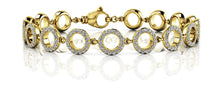 Load image into Gallery viewer, Circles Of Love Diamond Bracelet with 1.68 ct.(finished) 1.1mm - Luxury Time NYC