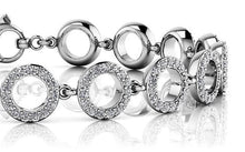 Load image into Gallery viewer, Circles Of Love Diamond Bracelet with 1.68 ct.(finished) 1.1mm - Luxury Time NYC