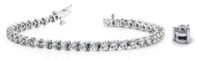 Load image into Gallery viewer, Classic 3 Prong Diamond Tennis Bracelet with 1.00 ct.(finished) 1.5mm - Luxury Time NYC