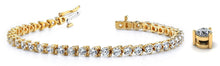 Load image into Gallery viewer, Classic 3 Prong Diamond Tennis Bracelet with 1.00 ct.(finished) 1.5mm - Luxury Time NYC