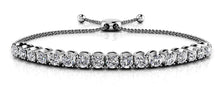 Load image into Gallery viewer, Classic 4 Prong Adjustable Diamond Bracelet with 2.04 ct.(finished) 3.2mm - Luxury Time NYC