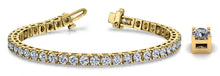 Load image into Gallery viewer, Classic 4 Prong Diamond Tennis Bracelet with 10.26 ct.(finished) 4.2mm - Luxury Time NYC