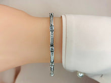 Load image into Gallery viewer, Classic Channel Frame Diamond Bracelet with 3.05 ct.(finished) 1.75mm, 3mm - Luxury Time NYC