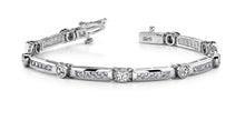 Load image into Gallery viewer, Classic Channel Frame Diamond Bracelet with 3.05 ct.(finished) 1.75mm, 3mm - Luxury Time NYC