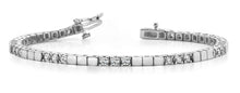 Load image into Gallery viewer, Classic Diamond Block Harmony Diamond Tennis Bracelet with 1.05 ct.(finished) 2.0mm - Luxury Time NYC