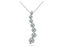 Load image into Gallery viewer, Classic Diamond Journey Necklace Diamond with 0.25 ct.(finished) - Luxury Time NYC