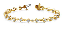 Load image into Gallery viewer, Classic Diamond Link Diamond Bracelet with 1.02 ct.(finished) 2mm - Luxury Time NYC