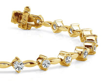 Load image into Gallery viewer, Classic Diamond Link Diamond Bracelet with 1.02 ct.(finished) 2mm - Luxury Time NYC