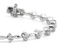 Load image into Gallery viewer, Classic Diamond Link Diamond Bracelet with 1.02 ct.(finished) 2mm - Luxury Time NYC