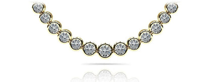 Classic Diamond Strand Diamond Necklace with 10.00 ct.(finished) - Luxury Time NYC