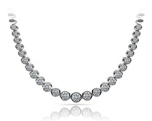 Load image into Gallery viewer, Classic Diamond Strand Necklace With Shiny Diamond Links with 4.00 ct.(finished) - Luxury Time NYC