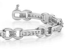 Load image into Gallery viewer, Classic Figure 8 Link Diamond Bracelet with 1.00 ct.(finished) 1.5mm - Luxury Time NYC