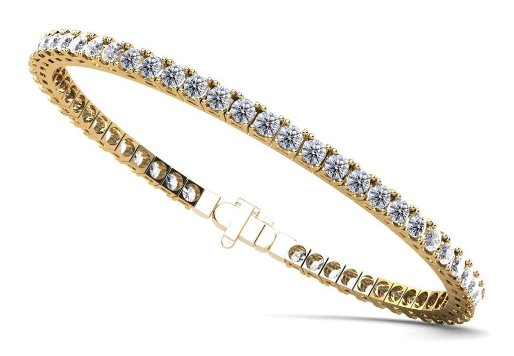 Classic Four Prong Flexible Bangle Diamond with 2.31 ct.(finished) 2mm - Luxury Time NYC