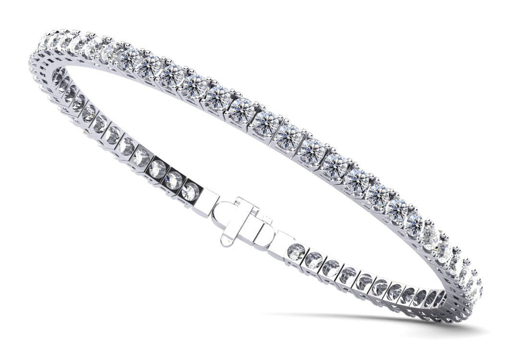 Classic Four Prong Flexible Bangle Diamond with 2.31 ct.(finished) 2mm - Luxury Time NYC