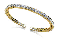 Load image into Gallery viewer, Classic Four Prong Flexible Diamond Bangle with 3.03 ct.(finished) 2.5mm - Luxury Time NYC