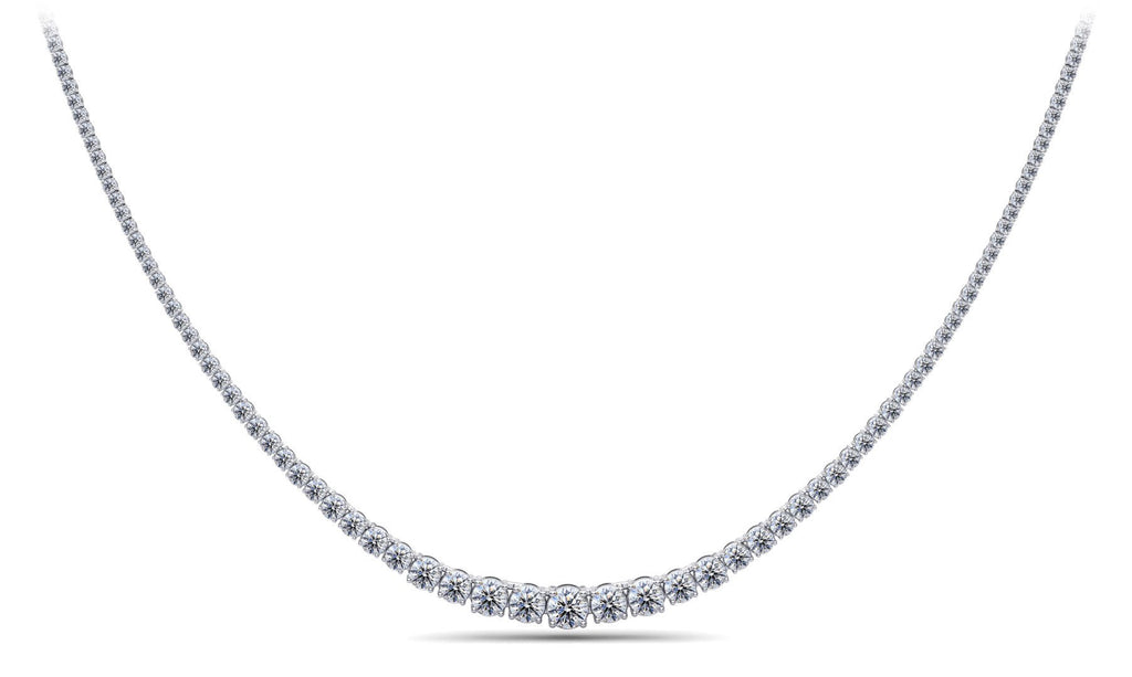 Classic Graduated Strand Of Diamonds with 10.00 ct.(finished) - Luxury Time NYC