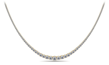 Classic Graduated Strand Of Diamonds with 14.96 ct.(finished) - Luxury Time NYC