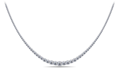 Classic Graduated Strand Of Diamonds with 19.94 ct.(finished) - Luxury Time NYC