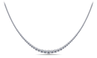 Classic Graduated Strand Of Lab - Grown Diamond with 7.08 ct.(finished) - Luxury Time NYC