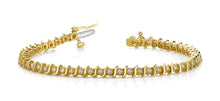 Load image into Gallery viewer, Classic Illusion S Diamond Tennis Bracelet with 0.54 ct.(finished) 1.0mm - Luxury Time NYC