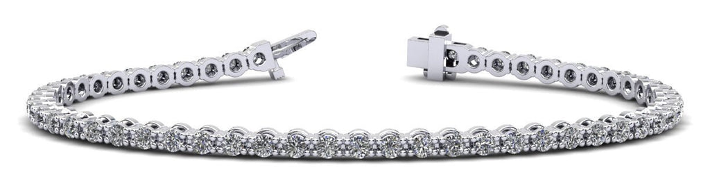 Classic Link Lab - Grown Diamond Tennis Bracelet with 2.05 ct.(finished) 2.1mm - Luxury Time NYC