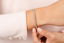 Load image into Gallery viewer, Classic Prong Set Diamond Tennis Bracelet with 10.50 ct.(finished) 4.5mm - Luxury Time NYC