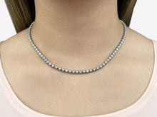 Load image into Gallery viewer, Classic Riviera Tennis Diamond Necklace with 3.06 ct.(finished) 1.6mm - Luxury Time NYC