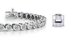 Load image into Gallery viewer, Classic Round Bezel Set Diamond Tennis Bracelet with 2.08 ct.(finished) 2.25mm - Luxury Time NYC