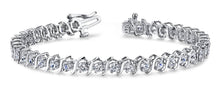 Load image into Gallery viewer, Classic S Shaped Diamond Tennis Bracelet with 1.53 ct.(finished) 1.75mm - Luxury Time NYC