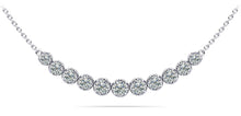 Load image into Gallery viewer, Classic Strand Necklace With Graduated Diamonds And Chain Lab - Grown Diamond with 0.99 ct.(finished) - Luxury Time NYC