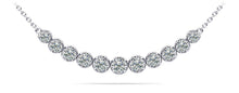 Load image into Gallery viewer, Classic Strand Necklace With Graduated Diamonds And Chain Lab - Grown Diamond with 0.99 ct.(finished) - Luxury Time NYC