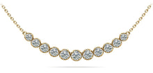 Load image into Gallery viewer, Classic Strand Necklace With Graduated Diamonds And Chain Lab - Grown Diamond with 0.99 ct.(finished) - Luxury Time NYC